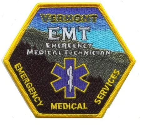 VT Vermont Certified Emergency Medical Technician Patch
