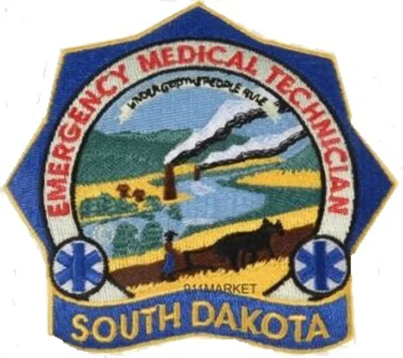 SD South Dakota Certified Emergency Medical Technician Patch