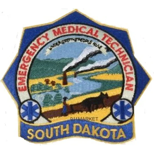 SD South Dakota Certified Emergency Medical Technician Patch