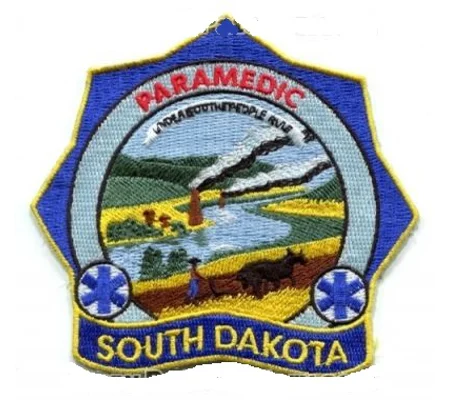 SD South Dakota Certified EMT Paramedic Patch