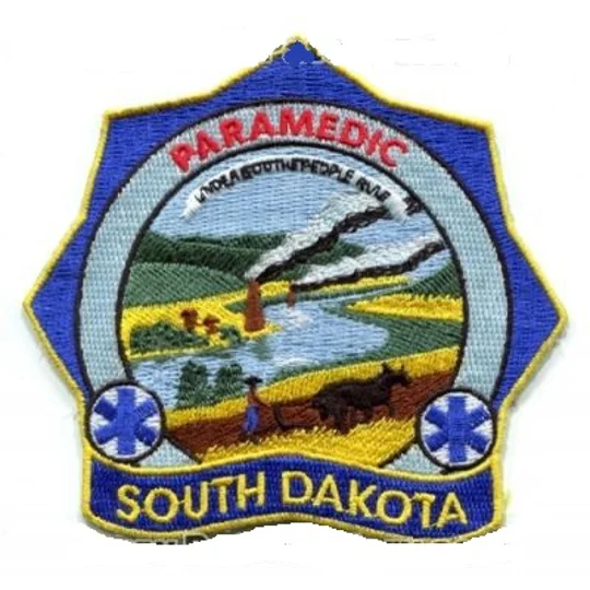 SD South Dakota Certified EMT Paramedic Patch