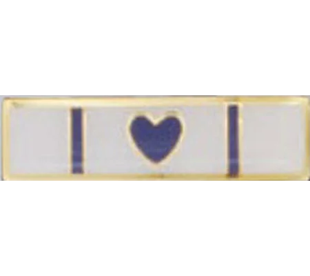 Commendation Bar Merit Purple Heart Wounded