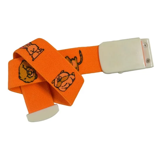 Quick Release Tourniquet Child Infant Peds Animal Print Orange