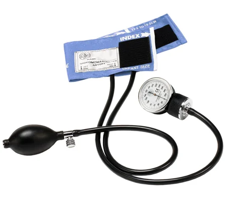 Premium Infant Aneroid Sphygmomanometer BP Cuff Ciel Blue