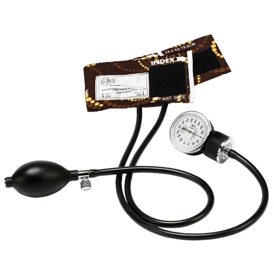 Premium Infant Aneroid BP Cuff Chocolate Golden Swirls