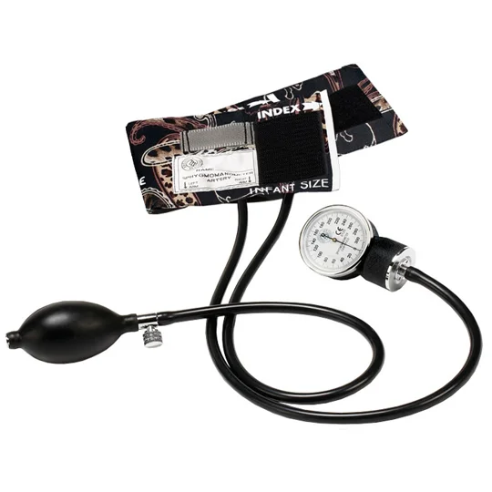 Premium Infant Aneroid Sphygmomanometer BP Cuff Paisley