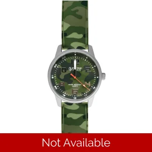 Green Camouflage Cool Camo Fashion Watch