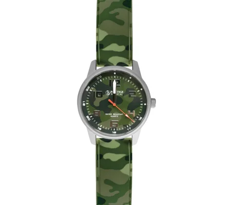 Green Camouflage Cool Camo Fashion Watch