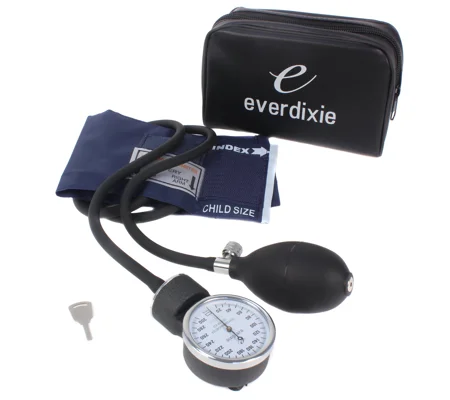 Child Size Pediatric Aneroid Blood Pressure Cuff Navy