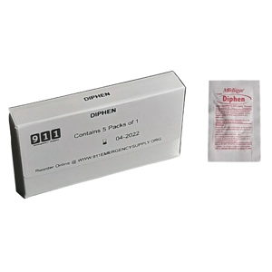 Kit Box Allergy Relief Diphen 25 mg Tablets 5 per Box Bena..