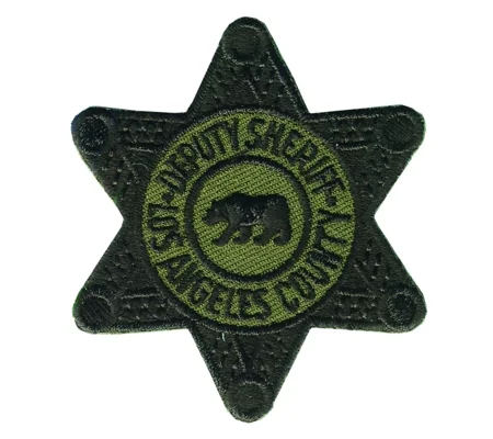 CA California State Deputy Sheriff Badge Patch Subdued