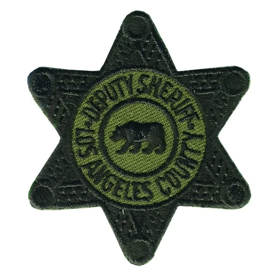 CA California State Deputy Sheriff Badge Patch Subdued
