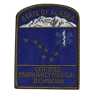 AK Alaska State Emergency Medical Technician Shoulder Patch