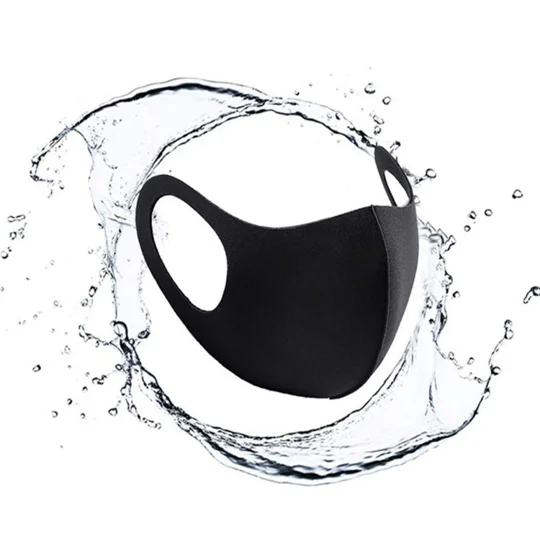 Reusable Washable Protective Face Mask Black Covid