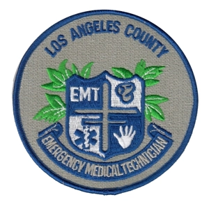 CA California Los Angeles County EMT Shoulder Patch