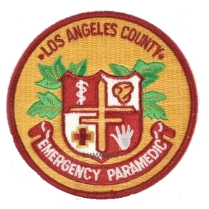 CA California Los Angeles County Paramedic Shoulder Patch