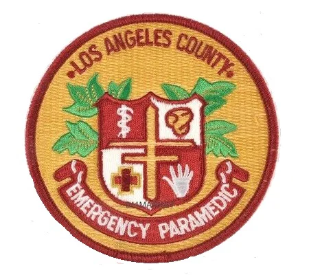 CA California Los Angeles County Paramedic Shoulder Patch