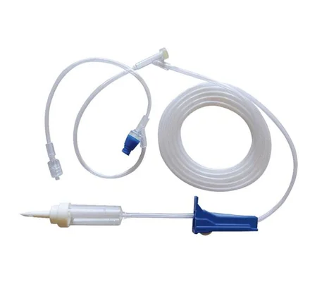 IV Administration Set Maxi 10 Drip Needless + Needle Ports 83"