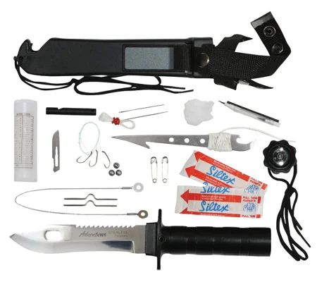 Deluxe Adventurer Wilderness Survival Kit Knife