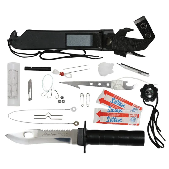 Deluxe Adventurer Wilderness Survival Kit Knife