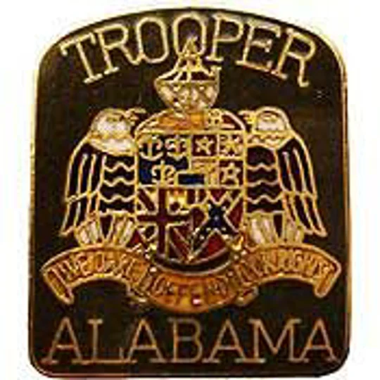 Tie Tac Pin Alabama Trooper Patch