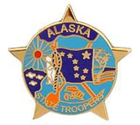 Tie Tac Pin Alaska State Trooper