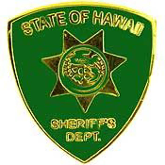 Tie Tac Pin State of Hawaii Sheriff Department