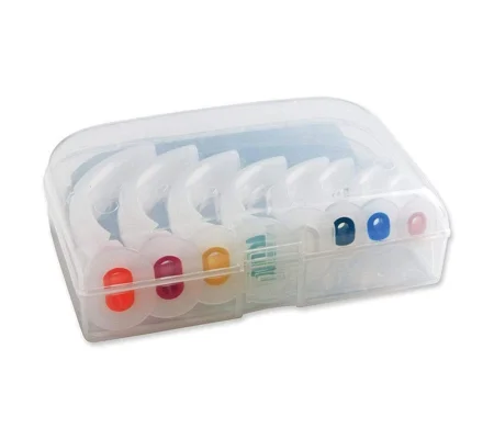 Colored Guedel Oropharyngeal Airways Kit Set of 8 Color Boxed