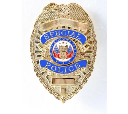 Special Police Officer Shield Breast Badge Gold