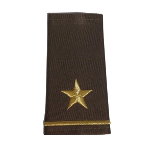 Gold Star Shirt Epaulette Shoulder Board Brown