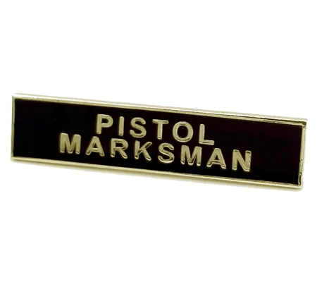 Commendation Bar Merit Award Pistol Marksman