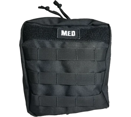 Tactical IFAK Velcro Trauma First Aid Pouch Nylon Black
