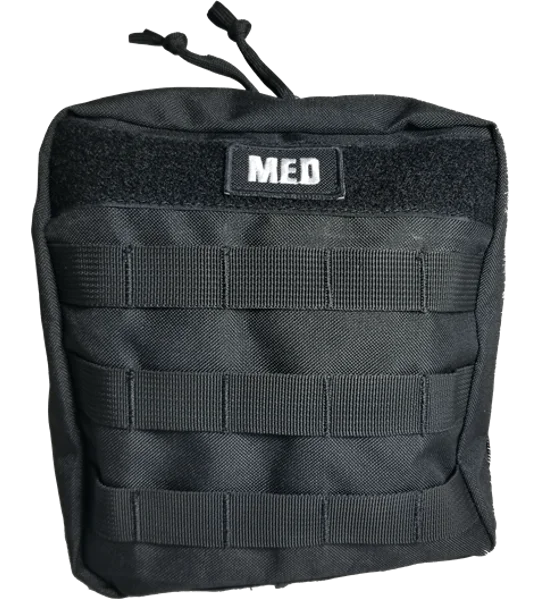 Tactical IFAK Velcro Trauma First Aid Pouch Nylon Black