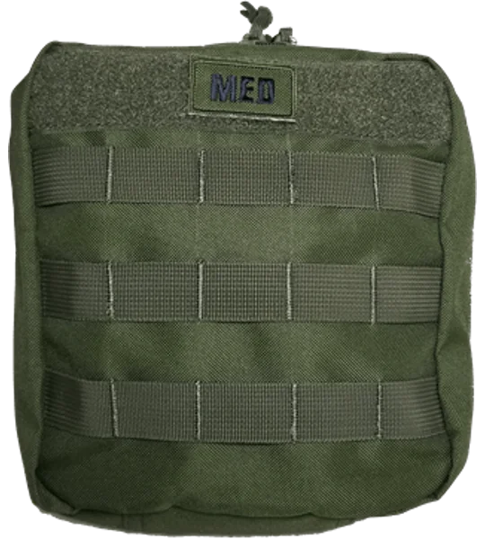 Tactical IFAK Velcro Trauma First Aid Pouch Nylon Olive Drab
