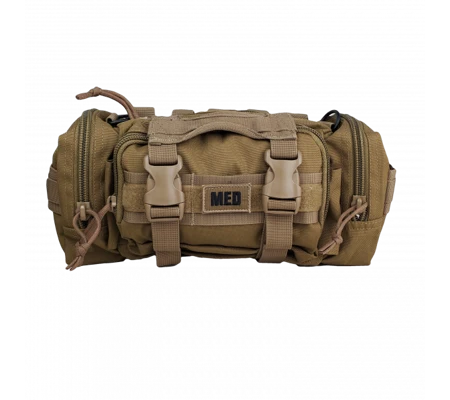 Enlarged 3-Way Deployment Rapid Response Bag Tan