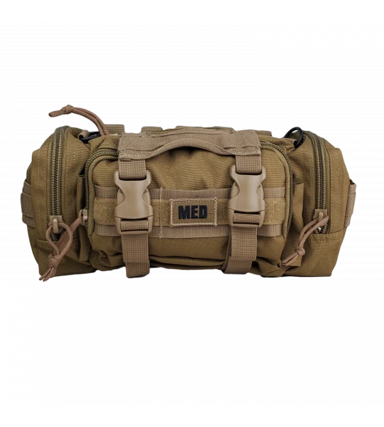Enlarged 3-Way Deployment Rapid Response Bag Tan