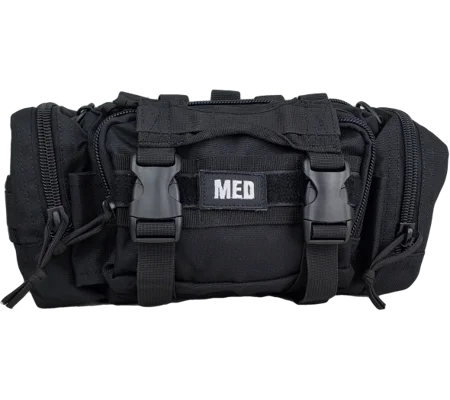 Enlarged 3-Way Deployment Rapid Response Bag Black