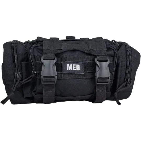 Enlarged 3-Way Deployment Rapid Response Bag Black