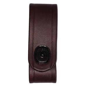 Leather Handcuff Strap Sheriff Brown Plain