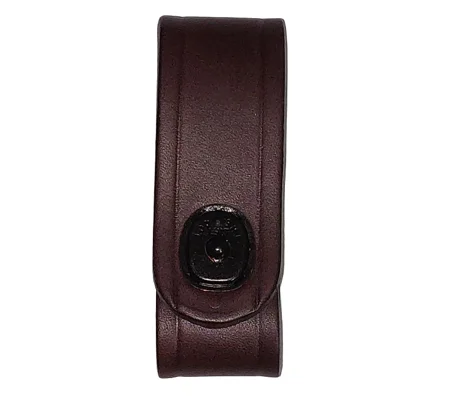 Leather Handcuff Strap Sheriff Brown Plain