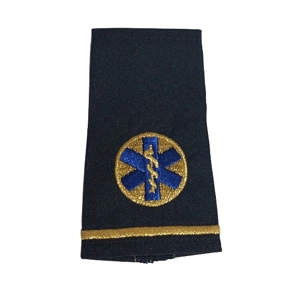 Star of Life Shirt Epaulette Shoulder Board Gold Midnight