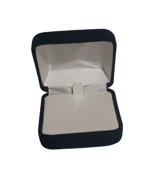 Velour covered steel presentation box for emblems insignia Small