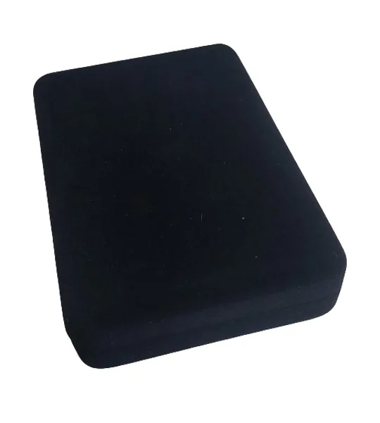 Velour covered steel presentation box for emblems insignia Large