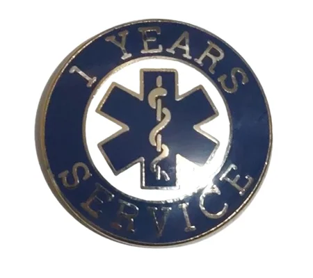 Insignia Tac Pin SOL Star of Life Years Service 1