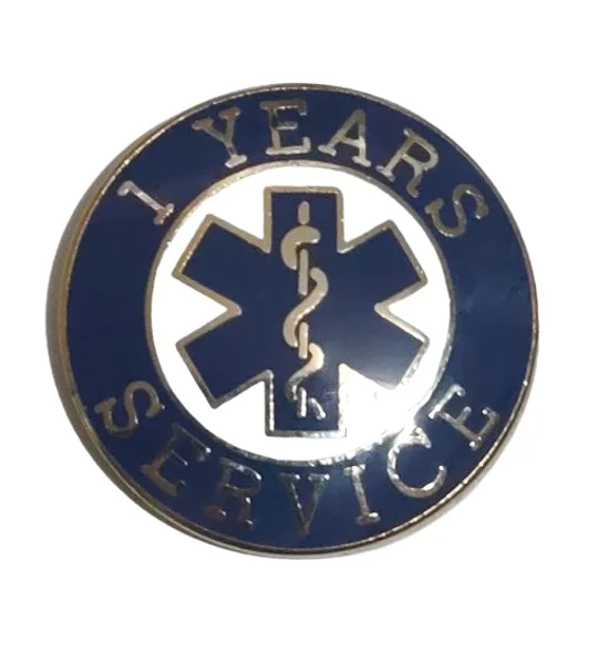 Insignia Tac Pin SOL Star of Life Years Service 1