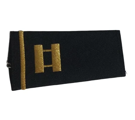 Gold Captain Shirt Epaulette Shoulder Board Midnight