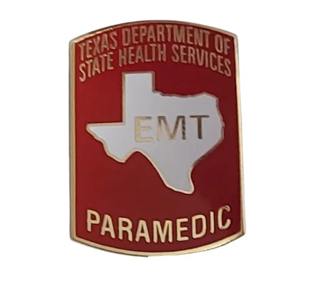Texas EMT P Emergency Medical Paramedic Tie Tac Pin
