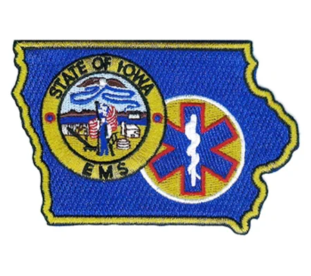 IO Iowa EMS Shoulder Patch