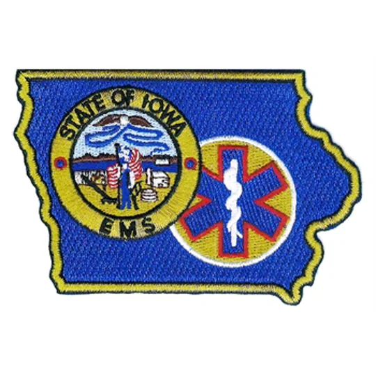 IO Iowa EMS Shoulder Patch