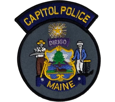 ME Maine State Police Capitol Police Shoulder Patch